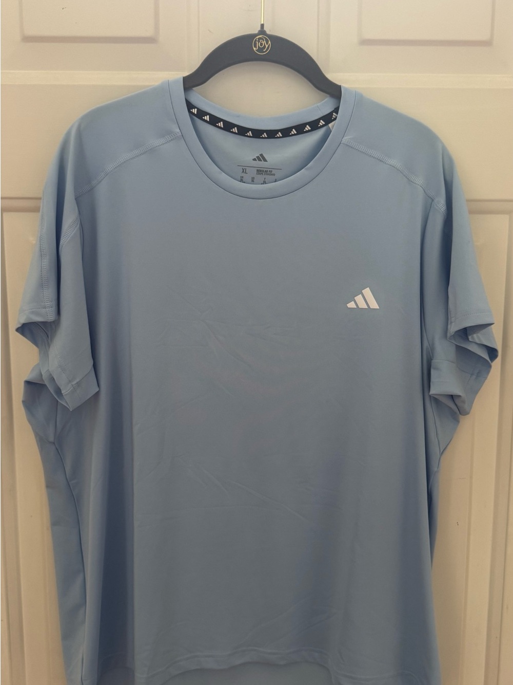 adidas Light Blue Performance Short Sleeve Tee